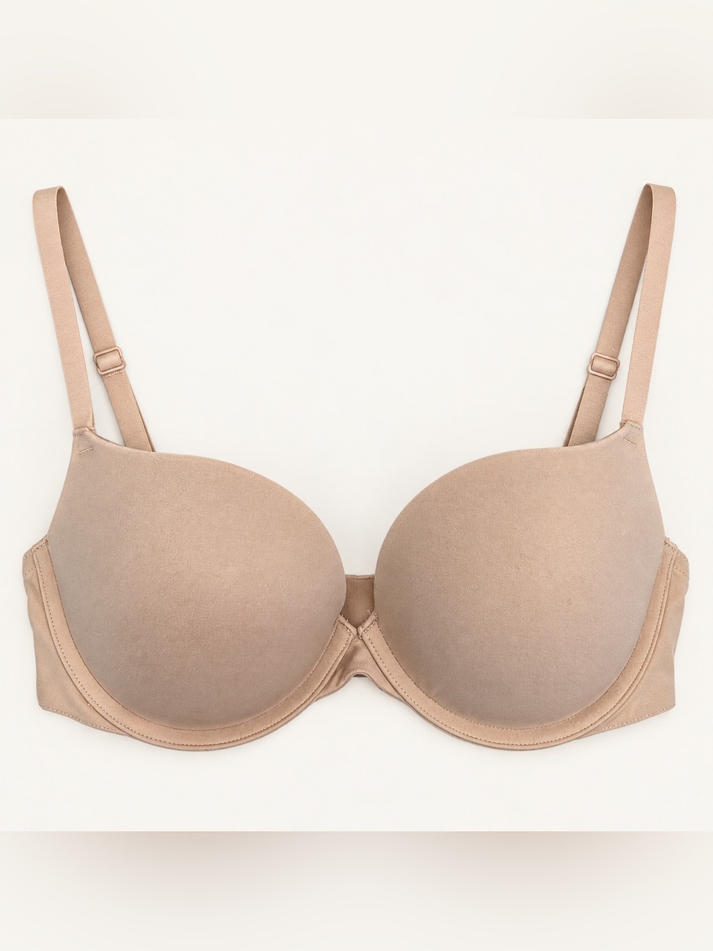 SKIMS Nude Beige Push-Up Underwire Bra Adjustable Straps 34B